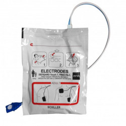 Electrodes pré-connectées pour Défibrillateur SCHILLER