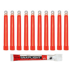 Cyalume SNAPLIGHT Rouge boite de 10